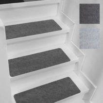 착붙는 계단 미끄럼방지패드 논슬립시공 마감재 55x20cm, 라이트그레이 55x20x0.2cm, 1개