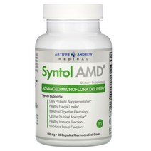 Arthur Andrew Medical Syntol AMD 향상된 미생물총 전달 500mg 캡슐 90정