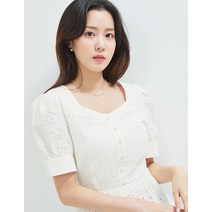 로엠 SH01 아일렛 반팔 블라우스 (75)Purple RMBLC38R11