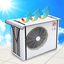 쿨팩토리 에어컨 실외기 절전 커버 대형, 대형(110x50cm)+고정끈추가, 1개, 절전커버