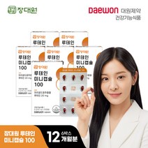 장대원 루테인 미니캡슐 100(총 6박스/12개월분), 6개, 60정, 60정
