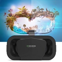 VR게임기 VR기기 VR추천VR 헤드셋 3D 안경 고글 IOS 안드로이드 폰용 인체 공학적 마운트 영화 게임 스마, 한개옵션1, 한개옵션0