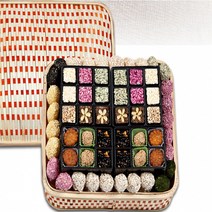 줄서는집 양양오색한과 바구니(대) 한과세트 명절선물세트 설 선물세트, 1세트