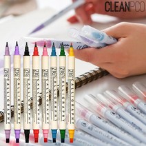 [HM]지그메모리시스템 캘리그라픽트윈펜 48색 MS-3400, CANDY-PINK(206)