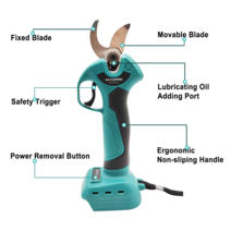 고소작업대브러시리스 무선 전기 가위 정원 가지 치기 도구 마끼다 18V 배터리용, 한개옵션1, 한개옵션0