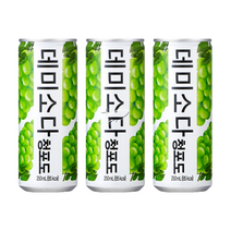 데미소다 청포도 250ml, 10캔