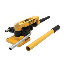 수동 유압 파이프 밴더 철근 절곡기 굴곡기 밴딩 환봉, 상세 페이지 참고, SWG-25 (14mm 금형)+나무 상자