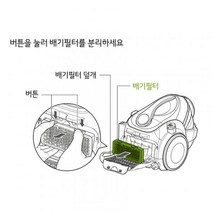 LG전자 K73RGYK73ZG 전용 배기필터 싸이킹 청소기 추천