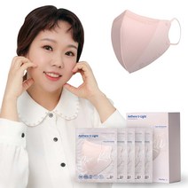 누이누아 아이테라 새부리형 원킬 구리 마스크 대형(L), 10개입, 1개, 페일핑크