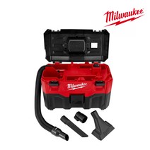 밀워키 18V 충전 건습식 진공 청소기 베어툴 M18 VC-2-0 무선 건식 습식 산업용 공업용 집진기, 1개