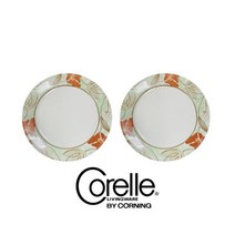 코렐 Vitrelle 2-Piece 런치eon 플레이트s Set - 꽃무늬