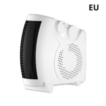 열풍기 600W 전기 팬 히터 난방 스토브 라디에이터 겨울 송풍기 홈 에너지 절약 조용한 욕실, 03 EU white_01 미국