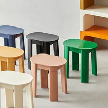 Carlo Bartoli 카르텔 카페 스툴 의자 미드센츄리 플라스틱 스툴, 중년 녹색