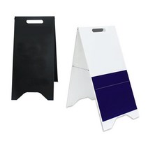 배너 광고판 카페 입간판 철제 A형 입구 안내 스탠드, 블랙(무지)-35-76cm
