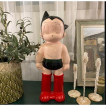 캐릭터 대형 저금통 아톰 피규어 인테리어 집들이 개업 선물 옵션1기본, 블랙, 옵션1