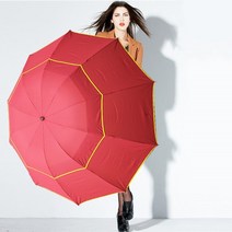 풀카본우산130cm 더블 레이어 우산 비 여성 3접기 강한 방풍 대형 우산 남성 품질