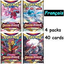 2023 포켓몬 ORIGINE PERDUE ASTRES RADIEUX 퓨전 스트라이크 부스터 프랑스 버전 40-360 개 카드 어린, 01 FR 4 packs 40 cards