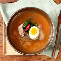 냉면家 [냉면]메밀 물냉면 8인분 (사리열무육수x8), 1