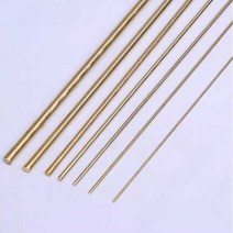 황동봉 용접 파이프 봉 동선 구리 황동환 신주 막대, 황동 2.5mm 10개
