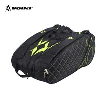 볼키 투어 메가 V77001 BK N.YL 3단가방 라켓가방