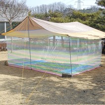 야외 캠핑 타프용 특대형 모기장 5X4m, 타프용(투톤)모기장 5X4m