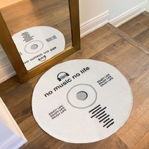 60x60cm CD러그 하트 카페트 원룸러그 단모 원형 러그 발매트