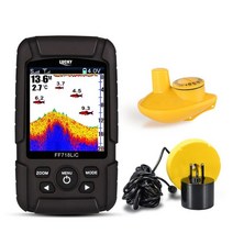 LUCKY-FF718LiC 휴대용 어군 탐지기 검출기 파인더 모니터 2 in 1 듀얼 Sonar328ft/100m 감지 깊이 에코 사운드, [01] FF718LiC