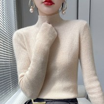 ANYOU동계여자터틀넥스웨터 슬림핏니트 YH019