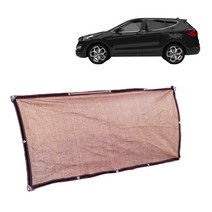 메쉬 타프 그늘 천막 패브릭 햇빛 가리개 천 그로밋 퍼걸라 커버 캐노피 발코니 개인 정보 보호 스크린, 03 Navy Blue