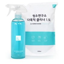 청소연구소 다목적 세정제 480ml + 다목적 세정제 리필 1.5L, 6세트