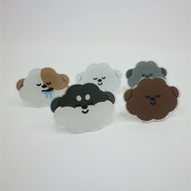 [푸들푸들 그립톡] 잠꾸러기 푸들톡, 04 쿨쿨 실버
