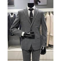 본 S/S 그레이컬 쉐도우 블루블랙 글렌체크 춘하복정장세트 BN2SJA533 BK