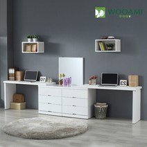 네온 3단와이드 듀얼멀티콘솔, 화이트