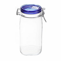 보르미올리 피도 블루탑 1.5L/피클병/진공병/꿀병/다용도 밀폐병/절임병/bormioli rocco fido, 1개, 피도-블루탑-1500ml