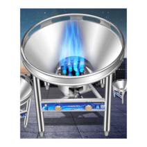 상업용 스텐 간덱기 가스레인지 단일 이중 화구 초벌, 상세 페이지 참고, 50cm스테인레스 9노즐ㅡ50-60냄비 적합