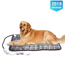 XXL Heating Pad for Large Dog Bed Outdoor or Home Electric Heating Mat for Dog House Crate Pad for S, 1, Grey