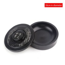 벼루 서예용품 자연 바위 조각 벼루 어 회화 서예 특수 스톤 어 브러시 서예 연삭 틴타, h