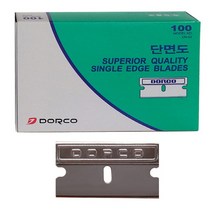 + 도루코 단면도 면도칼 면도날 100P 박스 면