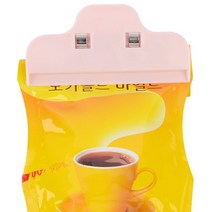 과자 시리얼 조미료 커피 봉지 클립형 비닐 봉지 집게, 그레이