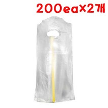 비닐캐리어 1구 200개 X 2개 일회용캐리어 테이크아웃 _ 2022895EA, 쿠팡 1, 쿠팡 1