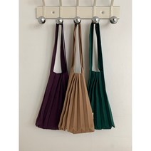 플리츠가방 M 미듐 에코백 니트 아코디언 주름 친환경 대학생가방 9color