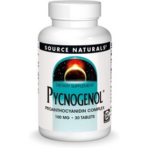 소스내추럴스 피크노제놀 Source Naturals Pycnogenol 100mg, tablets, 1개