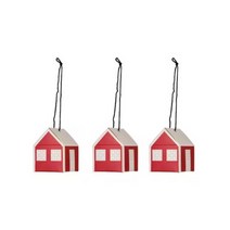 이케아 빈테르핀트 레드하우스 3p 크리스마스 인테리어 트리 장식 소품