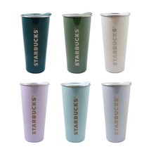 스타벅스 NEW 투고 텀블러 473ml 컬러 7종 / 각인인쇄 피크닉 여행 선물 답례용, 올리브그린