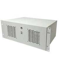 채굴기 전용 메인 서버 컴퓨터 케이스 가상 화폐 4U, 2개의 12CM 오로라 팬이 있는 블랙