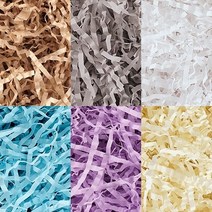 컬러 쵸핑지 50g 주름, 흰색(화이트)
