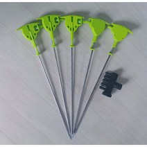 침봉기5개+5구분배기1개 손침봉기 수동침봉기 스프링침봉기 버섯배지 표고버섯, 19cm