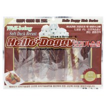 헬로도기 애견간식 대용량간식 300g 건조간식/육포, 7개, 오리져키