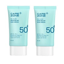 케어존 리큐어 스킨 릴리프 선 1+1 기획(45mL+45mL)(SDF 50+ PA+++) YE