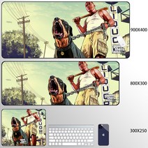 그랜드 테프트 오토 GTA 5 게이밍 마우스 장패드, G + 300X250mm